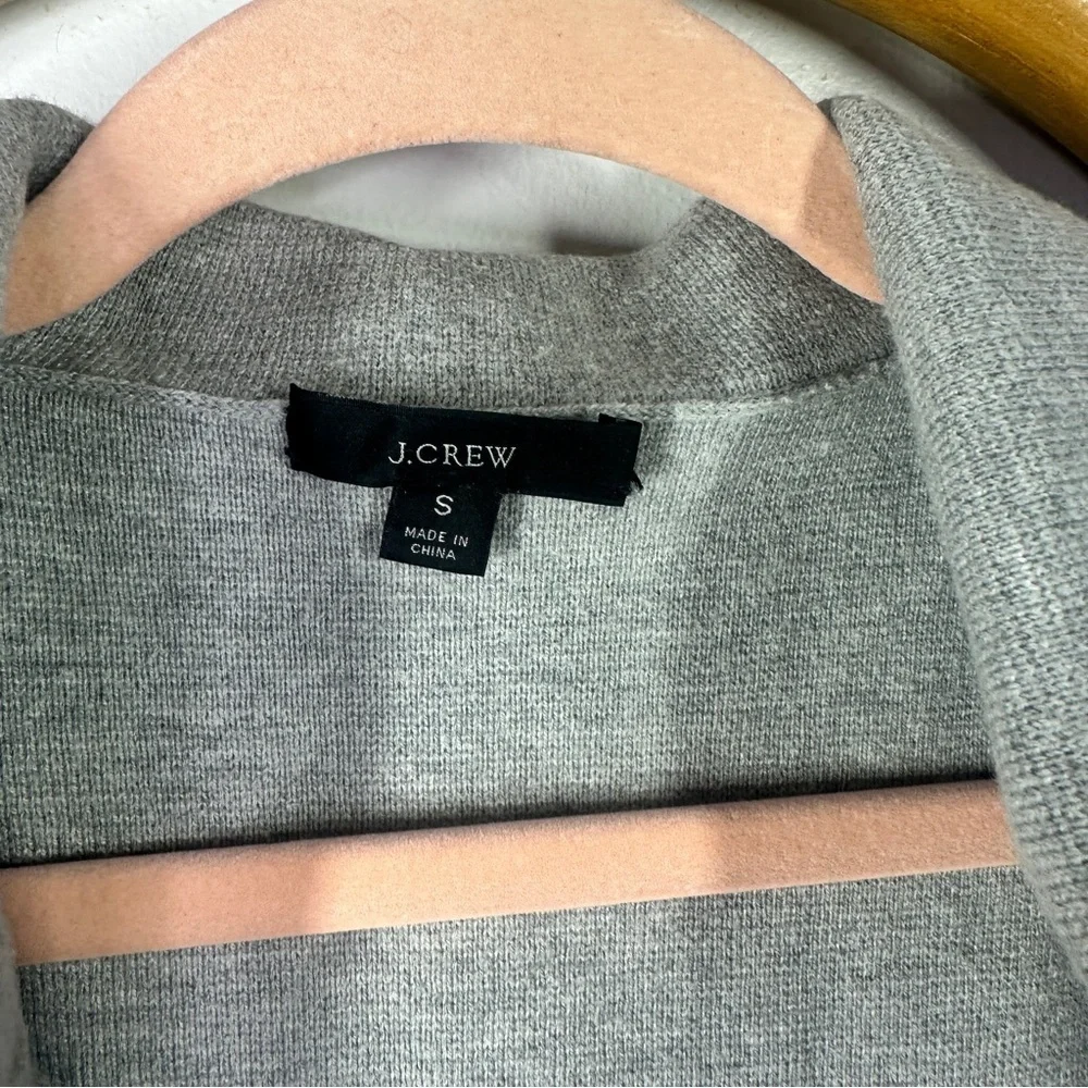 J. Crew Grey Cardigan Sweater sz S
